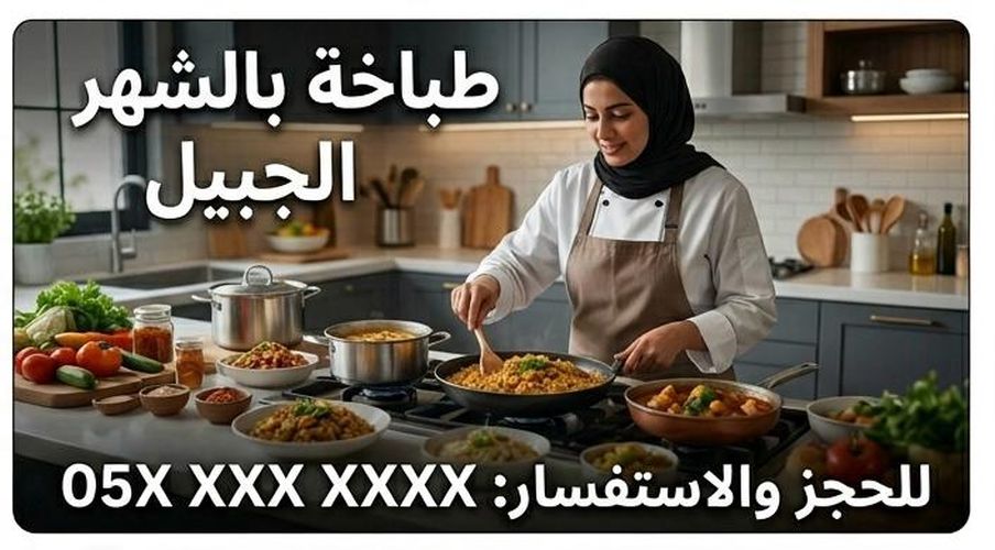 طباخه بالشهر الجبيل